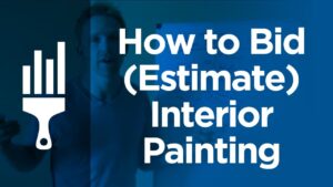 how to estimate interior painting jobs graphic