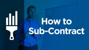 how to sub contract painting jobs graphic